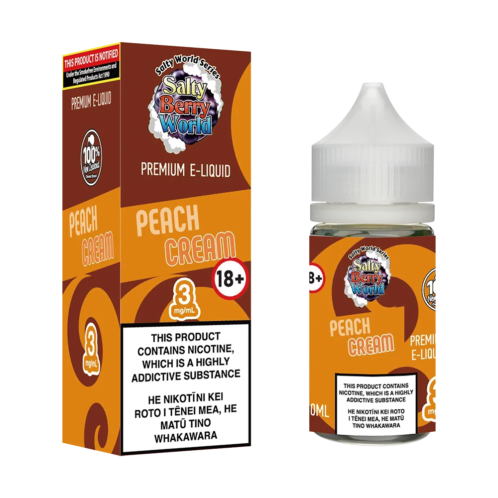 Peach Cream E-liquid - Image 3